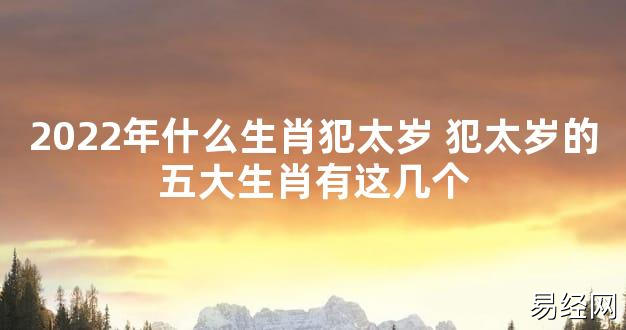 【太岁知识】2024年什么生肖犯太岁 犯太岁的五大生肖有这几个,最新太岁